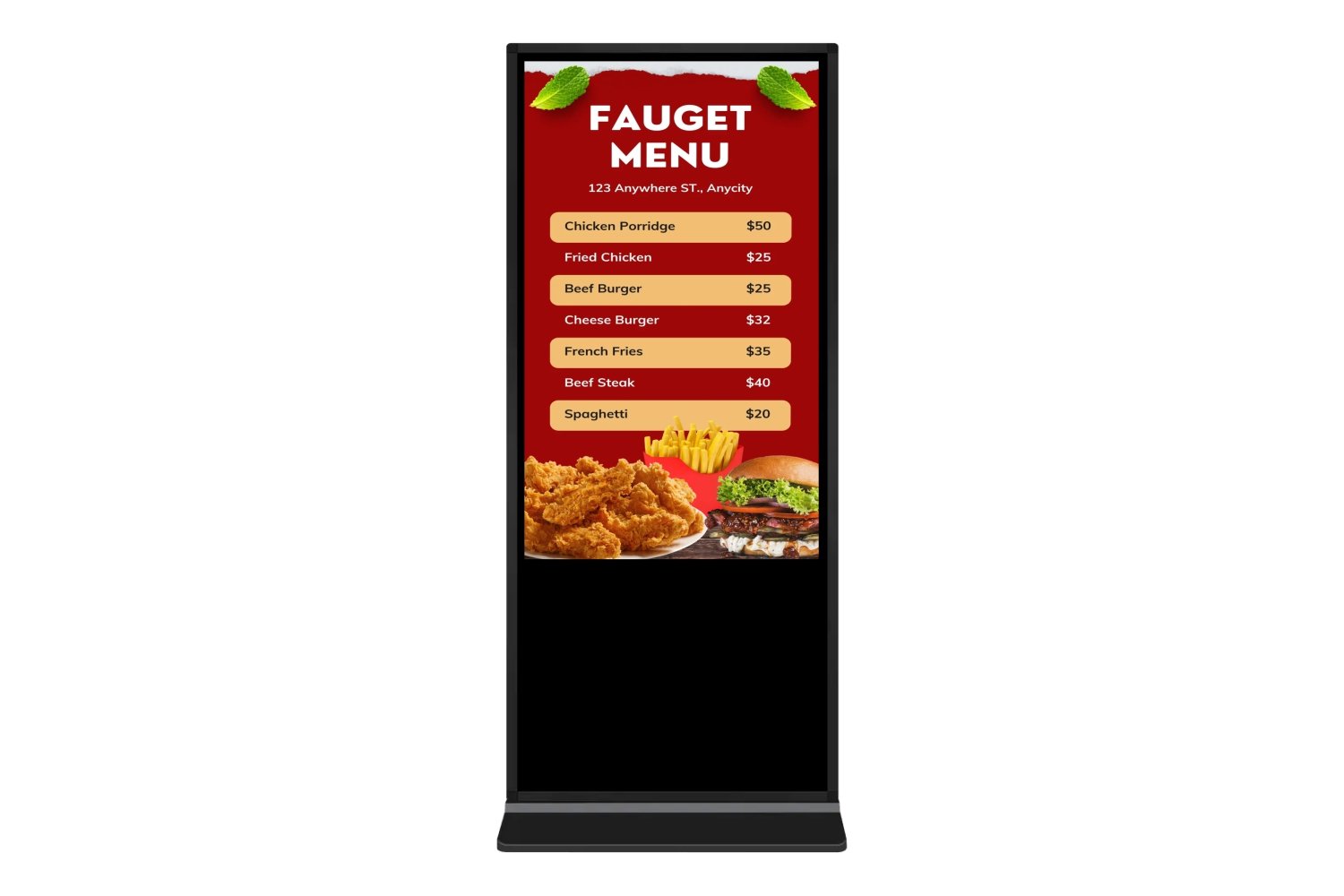 Digital Touch Standee 55”